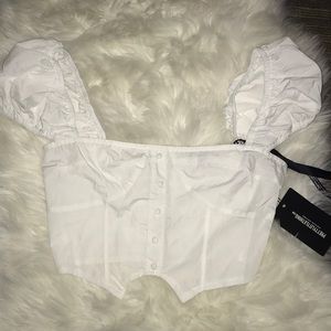 Pretty little thing white top